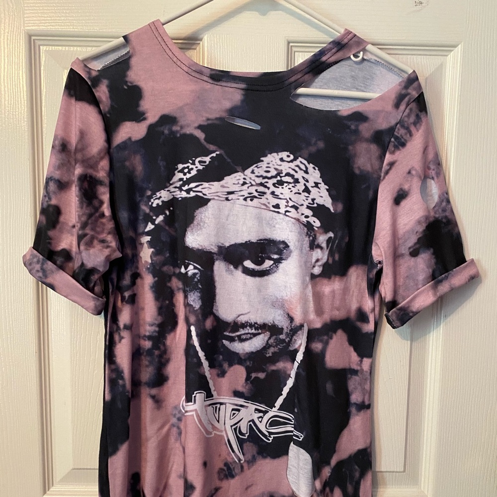 Short sleeve Tupac long tee